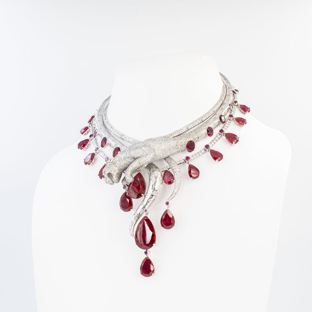 The Arrow of Love Scarlet Necklace