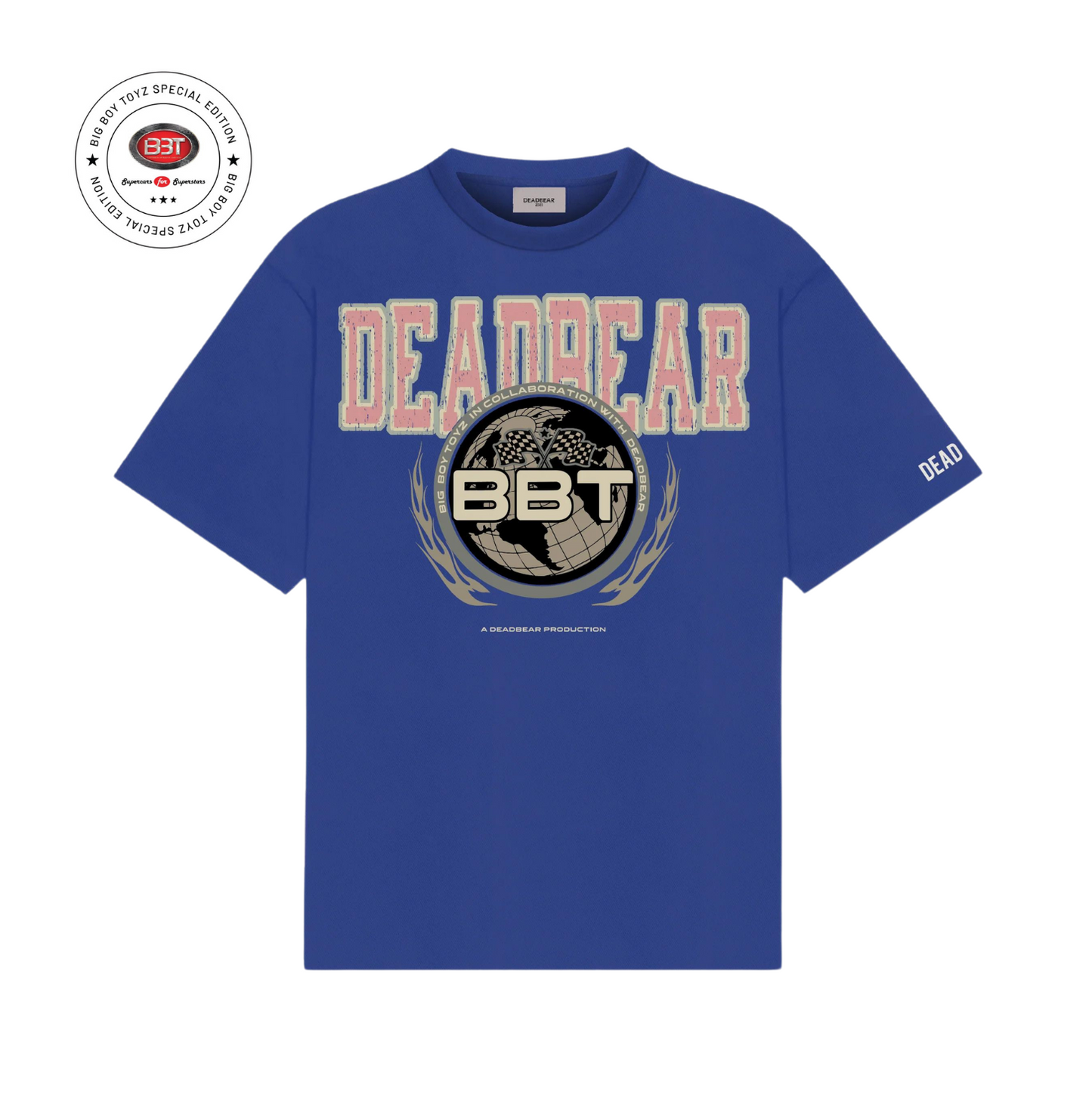BBT X DB Worldwide Tee Royal Blue