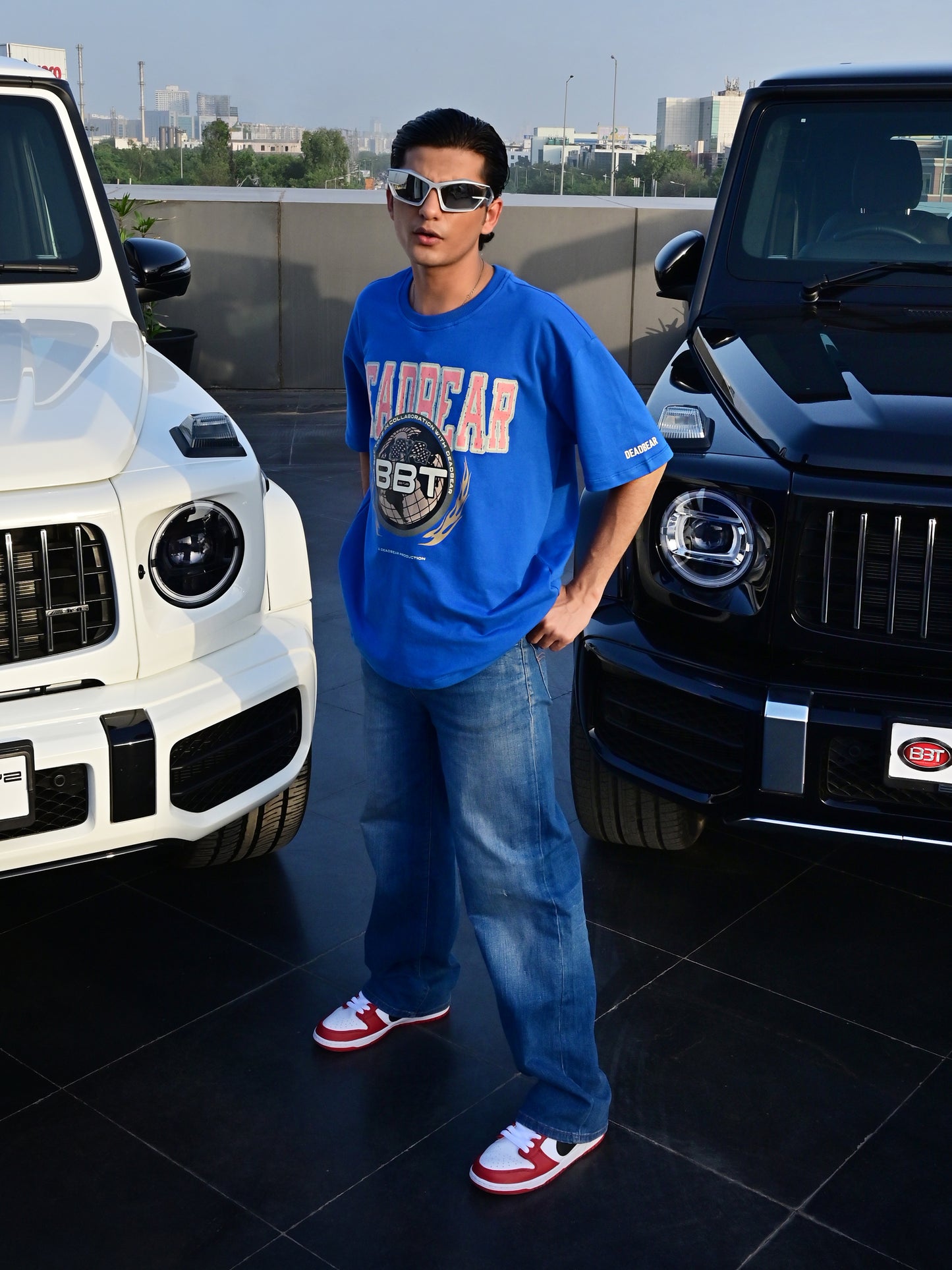 BBT X DB Worldwide Tee Royal Blue