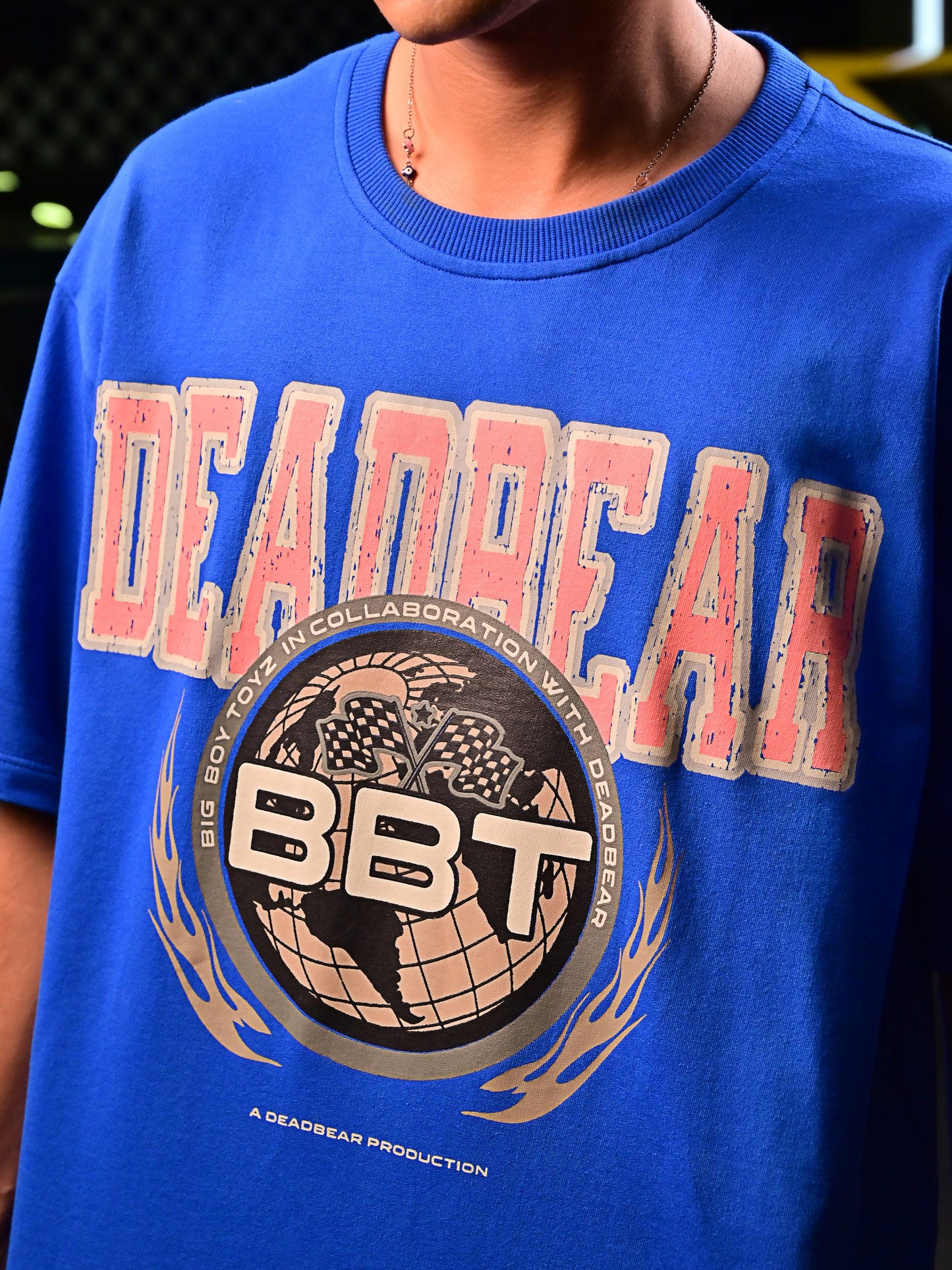 BBT X DB Worldwide Tee Royal Blue