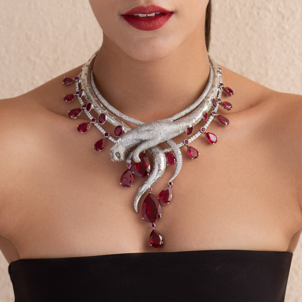 The Arrow of Love Scarlet Necklace
