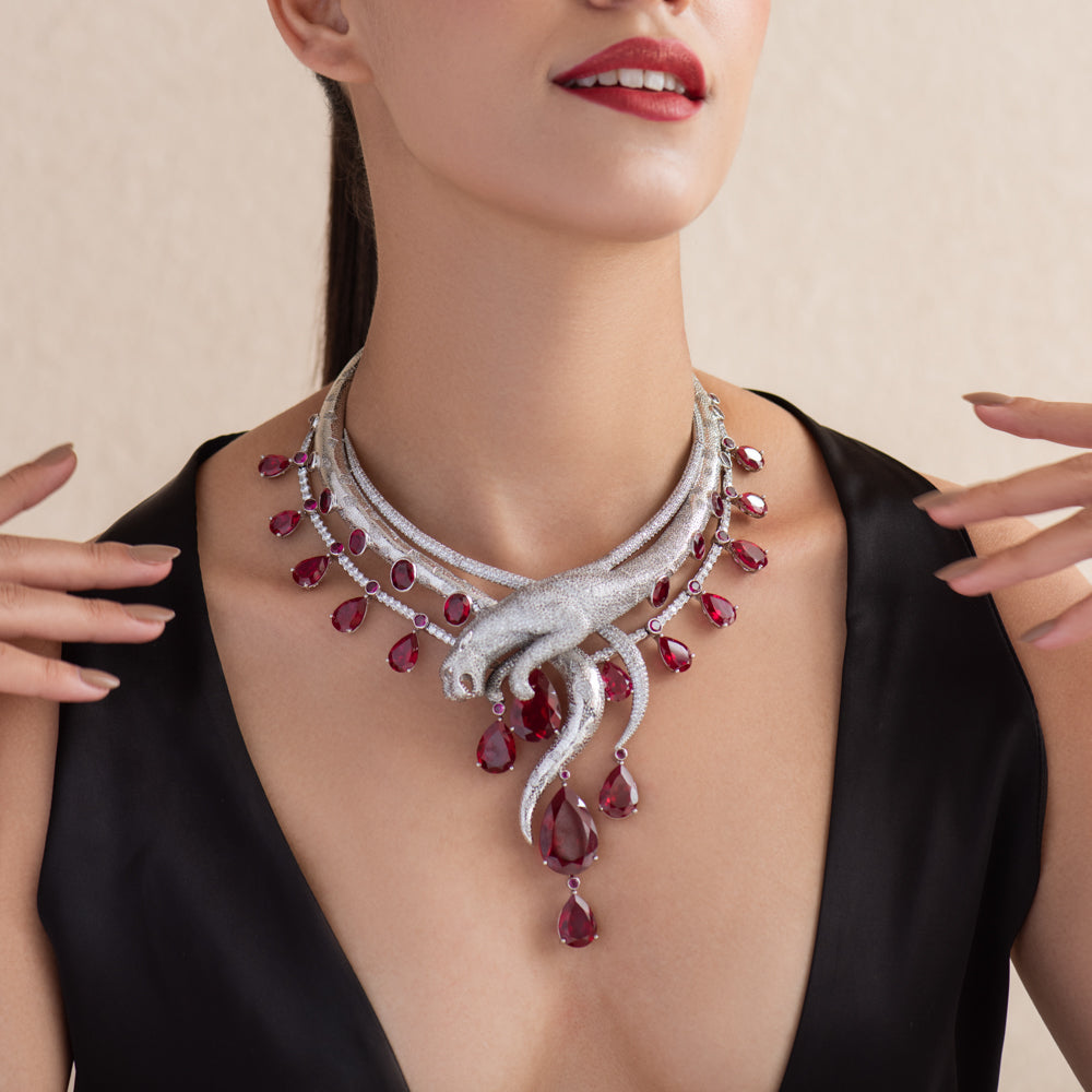 The Arrow of Love Scarlet Necklace